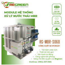 s060-5544 Module hệ thống xử lý nước thải MBR công suất 60m3/ngày