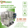Module hệ thống xử lý nước thải MBR công suất 80m3/ngày