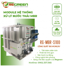 Module hệ thống xử lý nước thải MBR công suất 100m3/ngày